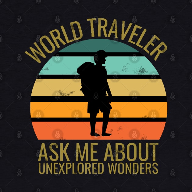 World traveler - traveller addict - travel addict - Travel the world by Saishaadesigns